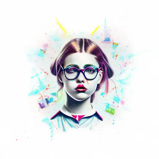 slut school girl  tattoo design idea