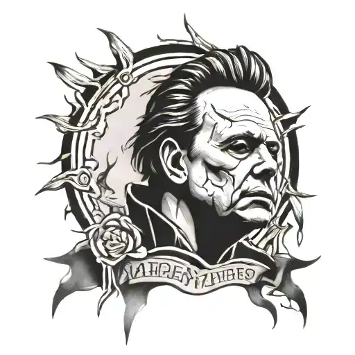 michael myers memoriam tattoo tattoo design idea