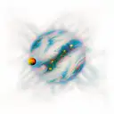 saturn, quasar, galaxy tattoo design idea