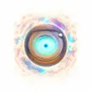 saturn, quasar, galaxy tattoo design idea