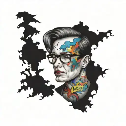 teacher, autism, California, Michigan, phoenix, broken family tattoo design idea