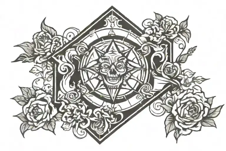 "You're gonna be alone in that octagon" quote  tattoo design idea