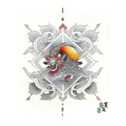 sigilism tattoo design idea