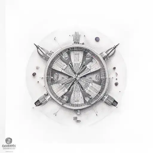 Gallyon creating beautiful artwork tattoo design idea