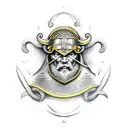 viking, lore, gods, runes, sacrifice tattoo design idea