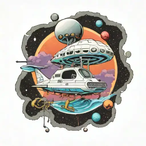 hitchhikers guide to the galaxy tattoo design idea