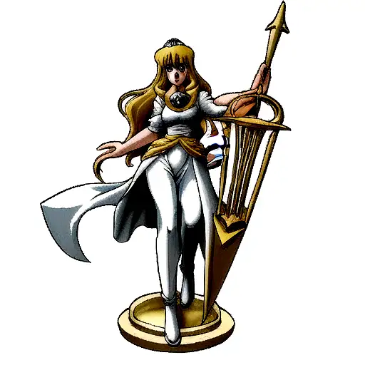 lady justice tattoo design idea