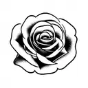 rosa con amor tattoo design idea