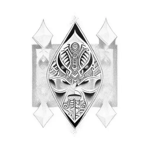 tribal with a meaning of strength, self discipline and culture tattoo design idea