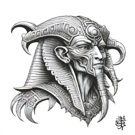 Thoth the Atlantean tattoo design idea