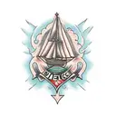 brick  tattoo design idea