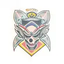 brick  tattoo design idea