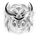 Sexy Devil tattoo design idea