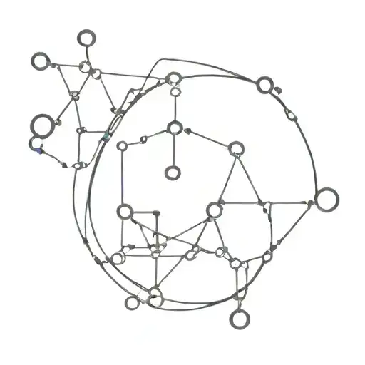 caption serotonin molecul music tattoo design idea
