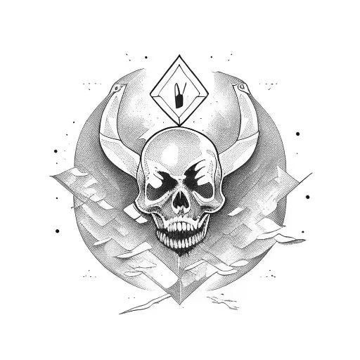 trust no one  tattoo design idea