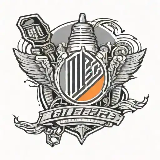 Oilers logo 2024 Stanley Cup Championd tattoo design idea