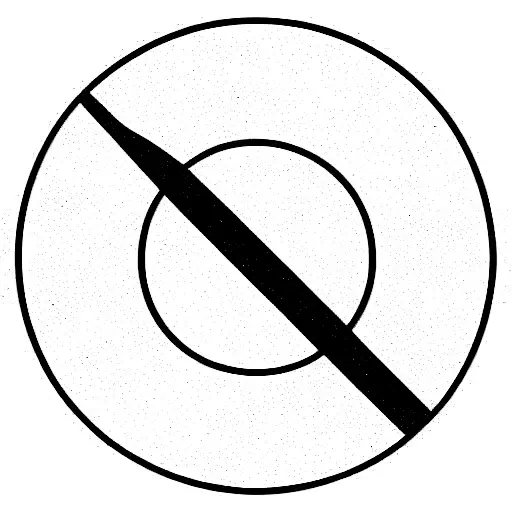 dart, circle, triangle, horizontal lane tattoo design idea