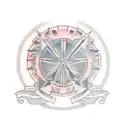 dart, circle, triangle, horizontal lane tattoo design idea