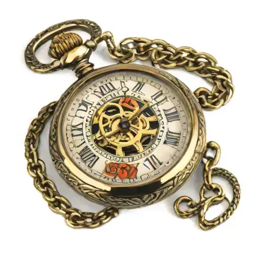 pocket watch with 5 oclock cuba auto cuadrado tattoo design idea