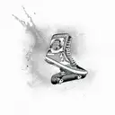 skateboard memorial tattoo design idea