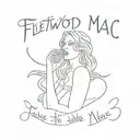 fleetwood mac lyrics tattoo design idea