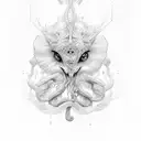 kidney tattoo design idea