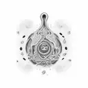 kidney tattoo design idea