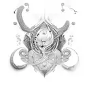 kidney tattoo design idea