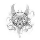 kidney tattoo design idea