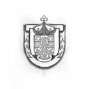 serbian flag tattoo design idea