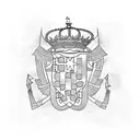 serbian flag tattoo design idea