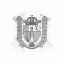 serbian flag tattoo design idea