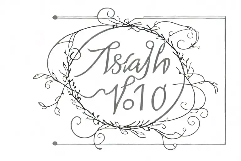 Isaiah 41:10 - tattoo design idea
