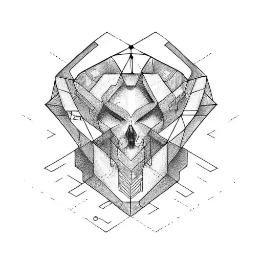 cyber tattoo design idea