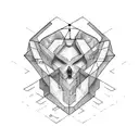 cyber tattoo design idea