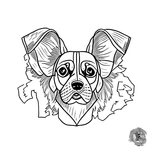 A tattoo in honor of my dog ranger. a beagle corgi mix named after a texas ranger tattoo design idea