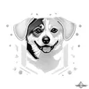 A tattoo in honor of my dog ranger. a beagle corgi mix named after a texas ranger tattoo design idea