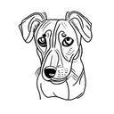 A tattoo in honor of my dog ranger. a beagle corgi mix tattoo design idea