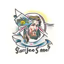 Jesus saved me  tattoo design idea