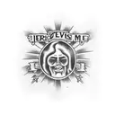 Jesus saved me  tattoo design idea