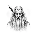 gandalf tattoo design idea