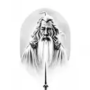 gandalf tattoo design idea