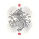 gravity tattoo design idea