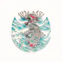 gravity tattoo design idea