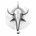 sperm whale tattoo design idea