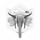 sperm whale tattoo design idea