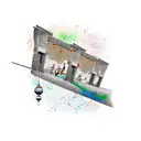 the Berlin Wall falling down tattoo design idea