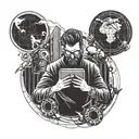 ethical hacker tattoo design idea