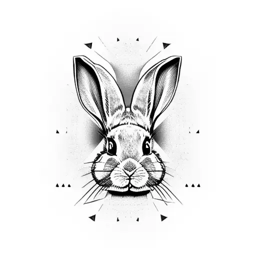 bunny wrap tattoo design idea