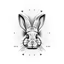 bunny wrap tattoo design idea
